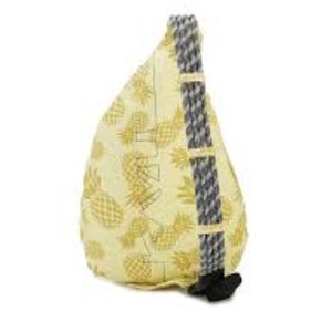 yellow kavu rope sling bag